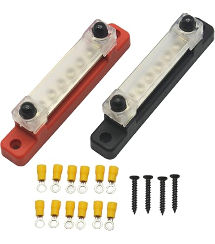 Blocco Distribuzione 12V-48V 250A Con Morsetti M8 - Busbar Per Auto, Camion, Barche - Foto 6