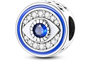 NARMO Zawieszka hamsa, srebro wysokiej próby 925, do bransoletek Pandora, krzyż, perfumy, wysokie obcasy, zwisające, dla kobiet