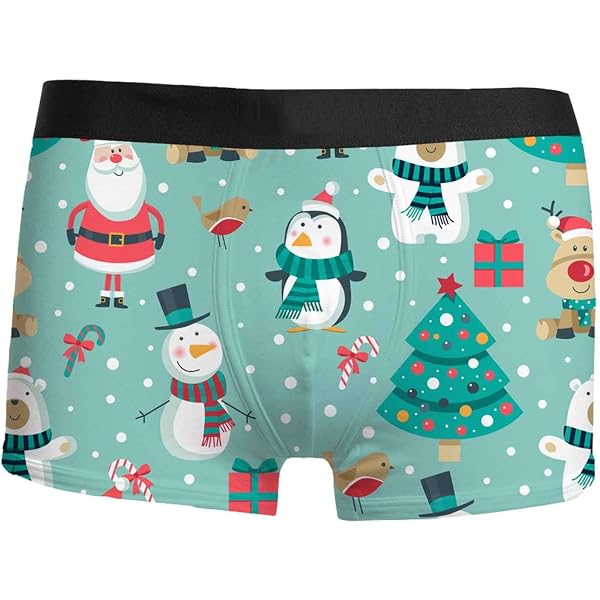 XVBCDFG Herren-Boxershorts Mit Weihnachtlichen Wich Produktbild-Vorschau 12