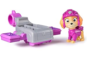 Paw Patrol Air Rescue, Personaggio di Skye e Aereo Giocattolo con Ali Pieghevoli, Giocattoli per Bambini e Bambine dai 3 Anni in su