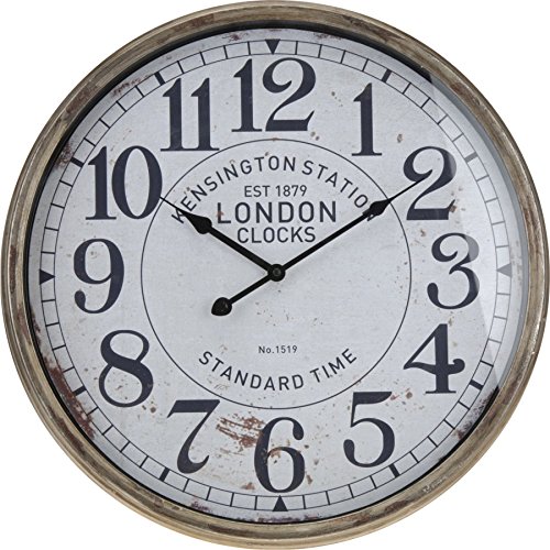 Bahnhofsuhr Wanduhr 50cm Vintage Retro Look Anitk Clock