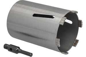 BTEC Corona diamantata con attacco esagonale, lunghezza utile 180 mm, Ø 127 mm, punta a corona per calcestruzzo