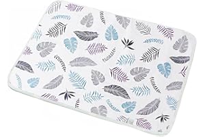 EODKSE Wickelunterlage Baby Wickelauflage Baby Wickel-Decke Unterlage für Säuglinge und Kleinkinder, 1Pcs Tragbare Wickelunterlage für unterwegs, Babyunterlagen, Atmungsaktiv, Waschbar,50x70cm