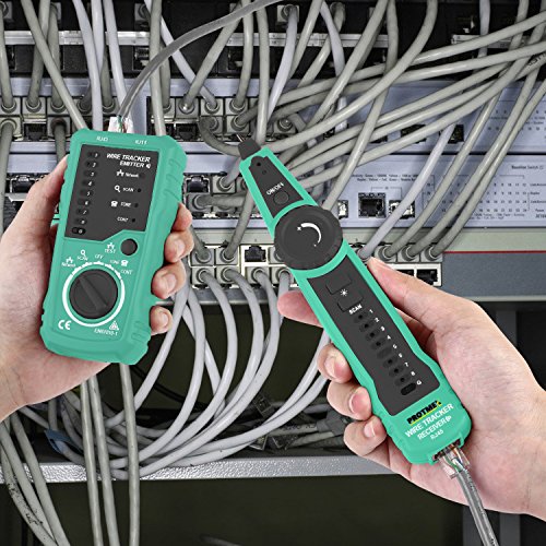 Protmex FY869 Multifunktions Wire Tracker RJ11 RJ45 Kabeltester für die Kollation des Netzwork Kabels, Telefonkabel , Durchgangsprüfung, die schwache Batterieanzeige - 4