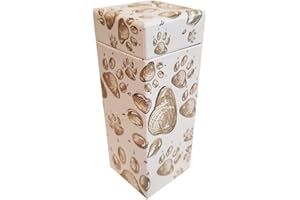 ScatterPod Staggered PawPrints Scattering Keepsake Cremation Urn