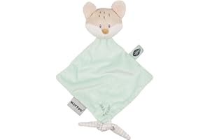 Nattou Small Comforter Doudou Fox FLO, OLI, ERNEST, 19 cm, Flo Mint Green