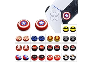 QUEENDREAM for PS5 PS4 PS3 Xbox 360 Xbox One Switch Pro Wii u Controller Silicone Thumb Grip Cap Joystick Thumbstick (#B)