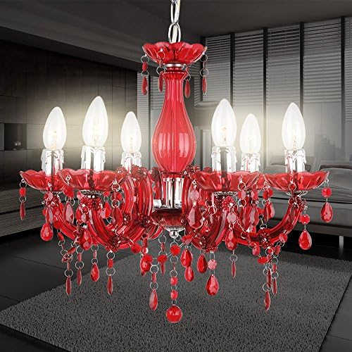 Mia Light | Classic | Red | Light Chandeliers Crystal Lamp Crystal Lamp Chandelier Lamp Chandelier Light