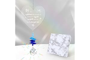 FODFGXF Regali per Nonno Natale,Regalos Nonno Compleanno,Regalo Nonno,Regalos per Nonno Da Nipote,Acchiappasole in Cristallo,Regalos Del Nonno,Idea Regali per Nonno