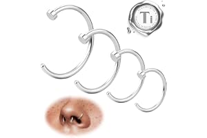LOLIAS G23 Titan näsring ring för kvinnor män kirurgiskt stål septum piercing smycken tunn liten läppring broskhelix ringar s