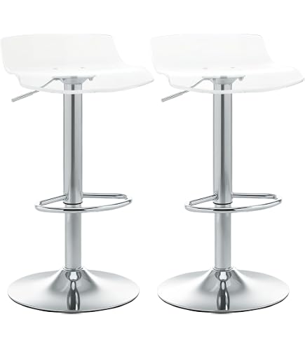 Tabouret carré d'extérieur fabriqué en plastique avec finition couleur noire Fox CLP - Chaises de cuisine
