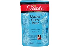 Geeta's Madras Curry Paste Hot 6 x 80 g