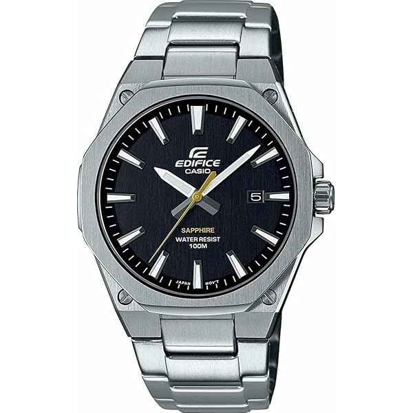 Orologio da uomo Casio Edifice analogico in acciaio inossidabile quadrante blu al quarzo EFV-150D-2A 100M