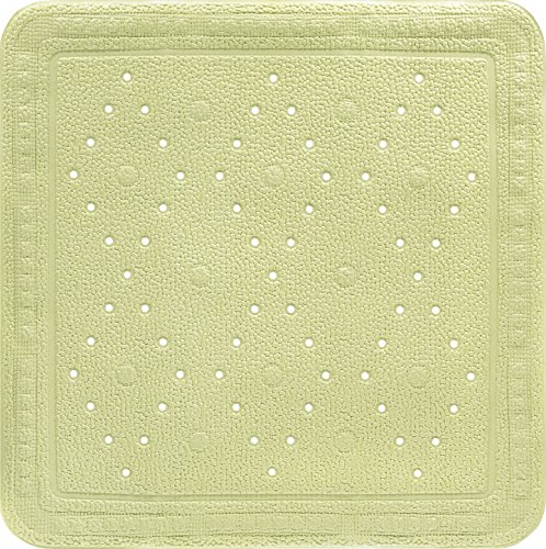 Grund e9321-90021 Baveno Wanneneinlage, 100% Synthetischer Kautschuk, PVC-frei, Grün, 55 x 55 x cm