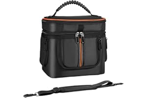 Cymwer Carrying Case Bag for Jackery Explorer 240 V2, Portable Power Station Bag Waterproof Travel Storage Bag Protective Case with Shoulder Strap & Handle for Jackery Accessories