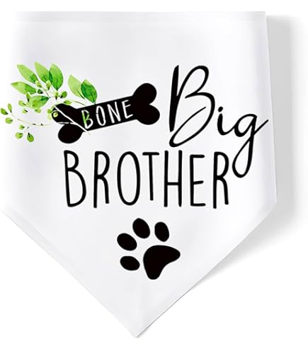 Big Sister Brother Dog Bandana Annuncio Di Gravidanza Baby Shower
