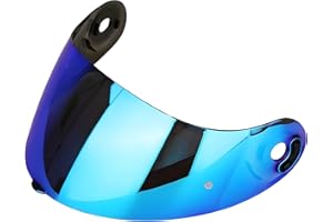 Guajiro - Visier Kompatibel mit Nolan Xlite 802RR-803 | X-802RR, X-803RR, X-802, X-803, X-803 RS Ultra Carbon | Motorradhelmvisier mit Pinlock-Antibeschlaghalterung und Tear-Off-System (Blau)