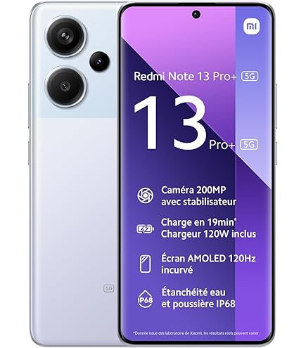 Xiaomi Redmi Note 13 Pro+ 5G smartfon 8+256 GB, 6,67 Super