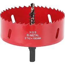 Scie Cloche (fraise) 100mm HSS Bi-Métal M42 - Universelle Pour Placo, Bois, Métal - Neuf