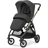Inglesina Electa+ Tek El Tek Hamle ile Katlanıp A&ccedil;ılan &Ccedil;ift Y&ouml;n Bebek Arabası Upper Black