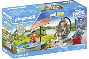 Playmobil 71476 My Life: Splashing Fun in the Garden Starter Pack, gifting toy and fun imaginative role-play, playsets suitable for children ages 4+