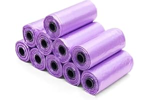 SUPER MUNDO SM Super Mundo - 540 Unidades Bolsas de Caca Perro, 36 Rollos, 30 x 14 cm, Bolsas para excrementos de Perros, Gruesa Prueba de Fugas, Color morada (36 Rollos)