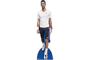 Star Cutouts CS676 Life Size Cut Out Of Novak Djokovic with Free Mini Table Top, 186 cm