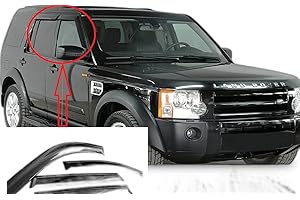AC WOW 4 x Windabweiser kompatibel mit Land Rover Discovery 3 & 4 LR3 LR4 L319 2004–2016 Acrylglas Wetterschutz Visiere