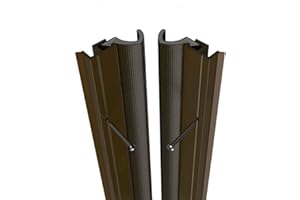 LOWENERGIE Stormguard Aquacarrier Qlon Around Door Seal Durable Draught Excluder Weather Proofing Strip External. 5 x 1050mm Lengths (Brown)