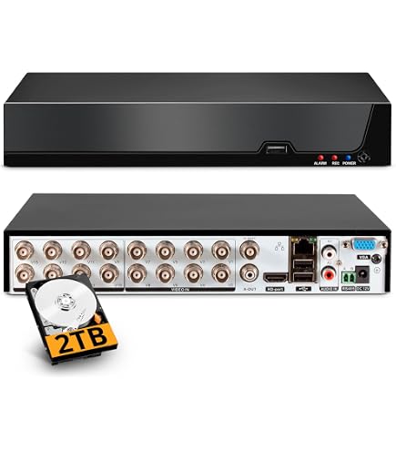HIKVISION 16 Channel DVR Recorder 1080p UK DS-7216HQHI-K2 (2TB
