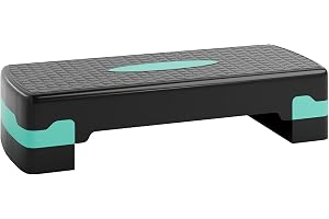 Aerobic Ultasport Step, Halkfri, Justerbar i 2 och 3 Höjder