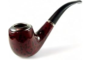 Starlet24 Tobacco Pipe klasyczna fajka do tytoniu o wyglądzie antycznego drewna, nadaje się również do fashingu, na imprezy tematyczne, do teatru i wielu innych wydarzeń.