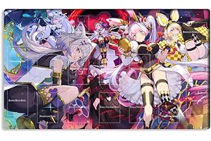 Mlikemat Playmat Malice P White Rabbit TCG OCG CCG Sammelkartenspiel-Matte Mauspad mit Zonen + Tasche (YG001-344-A)
