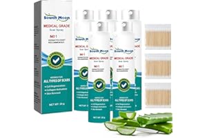 CAMIC Scar Remove Spray, Scar Remover Medical Grade, Spray Lissant Pour Cicatrices, Spray De Soin De La Peau Pour Les Cicatrices De Blessures, Chirurgies, BrûLures, Vergetures (5 bouteille)