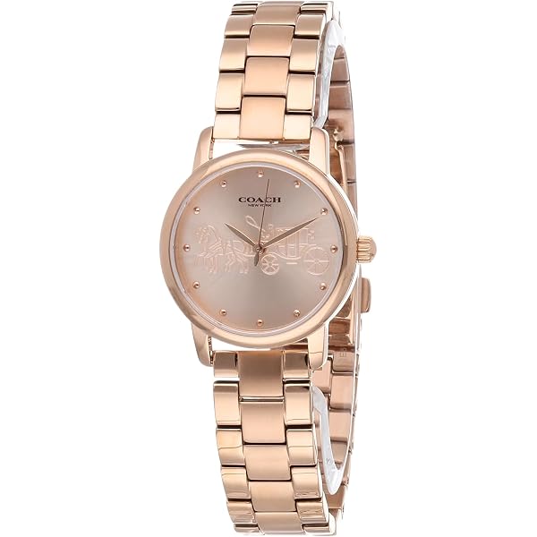 Coach Women\'s Grand Rose gold Dial Watch - 14502929 100% ORIGINAL) Coach Ladies main image 3