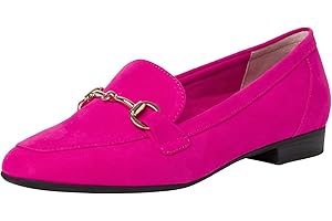 MARCO TOZZI Damen Loafer ohne Absatz Vegan mit Schnalle