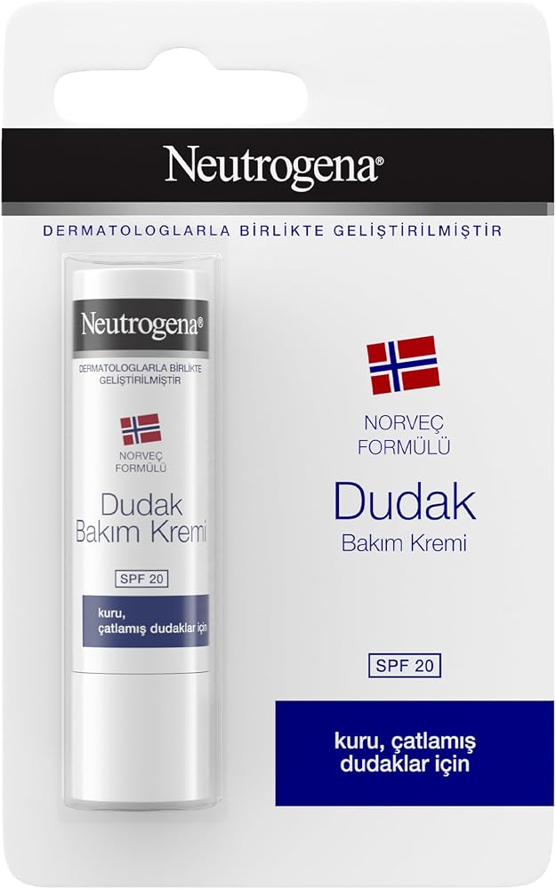 Neutrogena Norveç Formülü Güneş Koruma Faktörlü (SPF 20) Dudak Nemlendiricisi