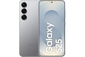 Samsung Galaxy S25 AI Smartphone mit Galaxy AI, Ohne Vertrag, Handy mit Android, 12 GB RAM, 128 GB Speicher, 50-MP-Kamera, Silver Shadow, 3 Jahre Herstellergarantie [Exklusiv auf Amazon]