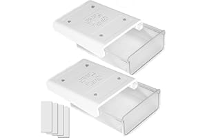 MNSZCN Schublade unter Schreibtisch,Selbstklebende Unter Schreibtisch Speicher Schubladen Versteckte Mehrzweck Unter Schreibtisch Aufbewahrungsbox Desktop Organizer Schublade für Home Office und Schule