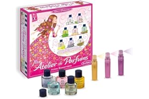 SentoSphère - MON ATELIER DE PARFUMS - Fleurs Romantiques - Création de parfums - Kit DIY Cosmétique - Laboratoire Créatif - Rêve de Princesses - A partir de 8 ans - Fabriqué en France