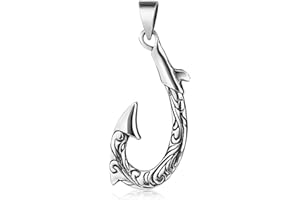 MATERIA by Matthias Wagner Herren Anhänger Silber 925 Angelhaken - Angler Schmuck KA-23