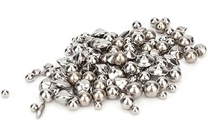 MINIFINKER Bequem zu bedienen Polierperle Hochwertiges Edelstahlmaterial, Geeignet für Schmuckwerkzeuge