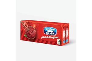 Saudia Tomato Paste, 8 x 135g | Rich & Thick Consistency | Perfect for Sauces, Soups & Cooking