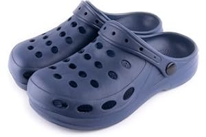 R-ISLAND Clogs Classic,Zuecos de Mujer,EVA,Impermeable,Zuecos para Trabajo,sanidad,Cocina,Piscina,Playa..etc