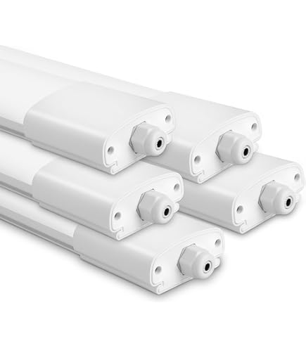 Set di 2 lampade a LED Diffusore per ambienti umidi Plafoniere per