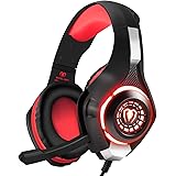 BlueFire Cuffie Gaming per Xbox one, Cuffie da Gioco con 3.5mm Jack LED e Microfono Insonorizzato,Bass Stereo Audio Surround 