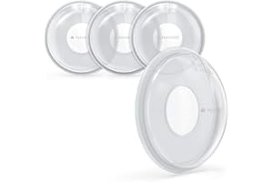 Navaris Set 4x Coppe Raccoglilatte Senza BPA - Coppette Copricapezzoli Raccogli Latte Materno 20ml - Proteggi Capezzolo Assorbilatte Allattamento Seno