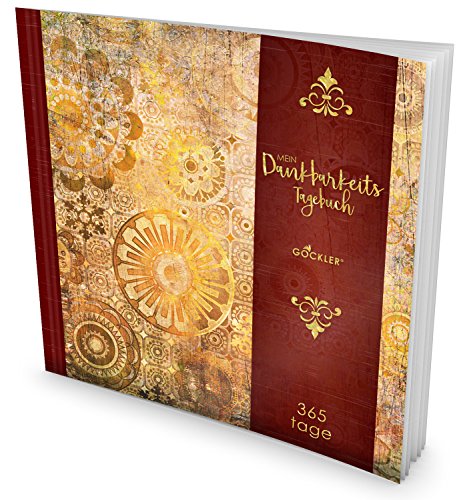 GOCKLER® Dankbarkeits-Tagebuch: 365 Tage Erfolgs-Journal für mehr Achtsamkeit, Bewusstsein & Glück im Leben +++ NEUE AUFLAGE mit glänzendem Softcover +++ DesignArt.: Orange