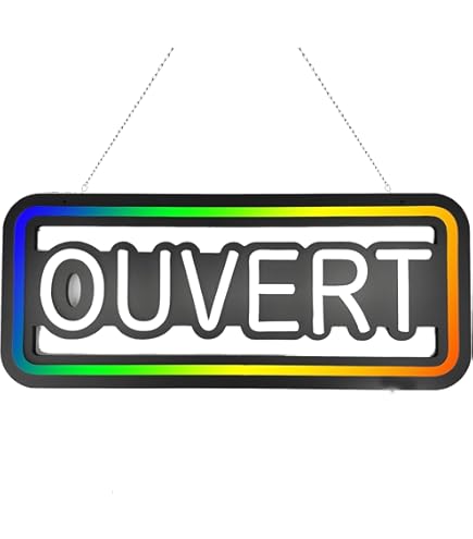 69821 Enseigne Magasin clignotante à droite 3cm N/ HO