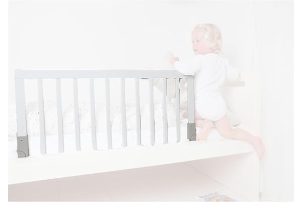 BabyDan Barrière de Lit en Bois - Blanc